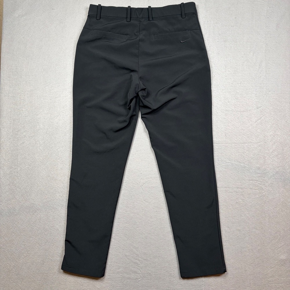 Nike Dri-FIT Slim Golf Pants Mens Medium Black Performance Trousers - Picture 3 of 13